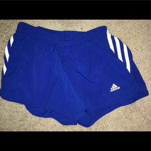 Adidas Blue Running shorts